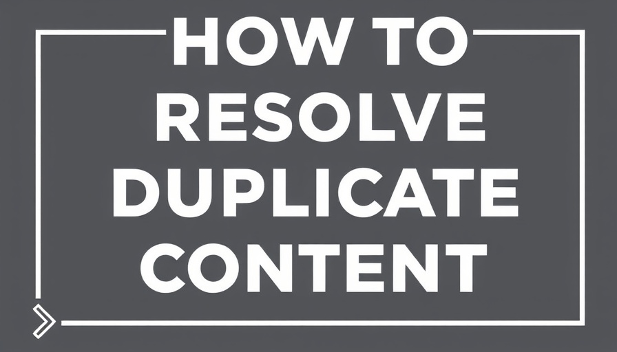 How to Resolve Duplicate Content — Whiteboard Friday