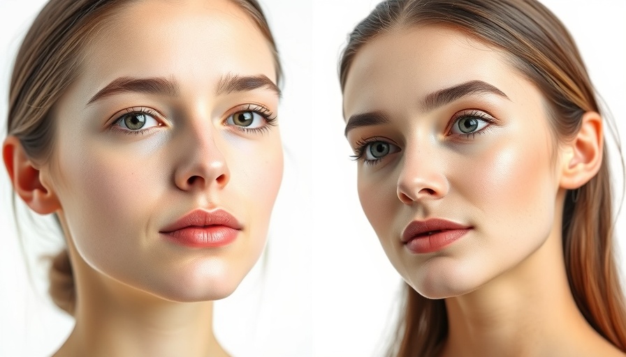 Comparison of V-Line surgery vs fillers facial changes.