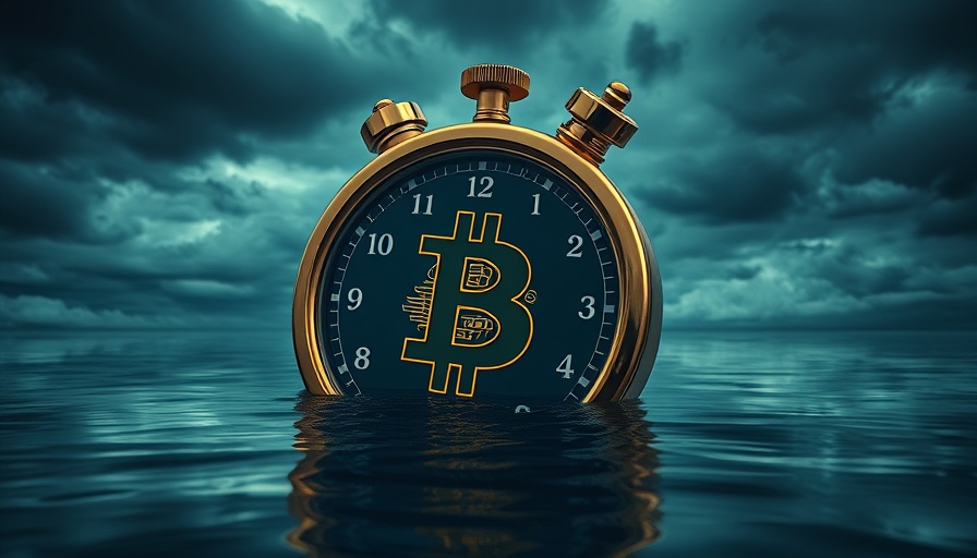 Bitcoin and Ethereum timebomb concept, symbolic image.