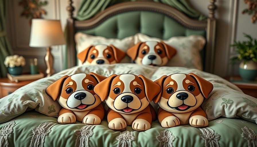 Charming dog-themed comforter ideal for dog owners.