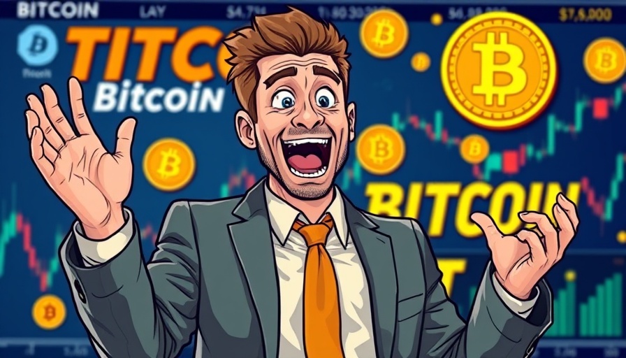 Cartoon prediction of Bitcoin price reaching $200K.