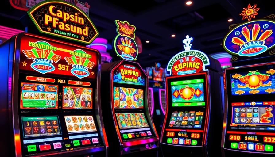 HyperSpeed Slot Machines at Emperors Palace with glowing screens