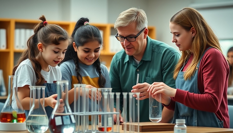 Engaged students and teacher in science classroom, Parenting Impact on Education