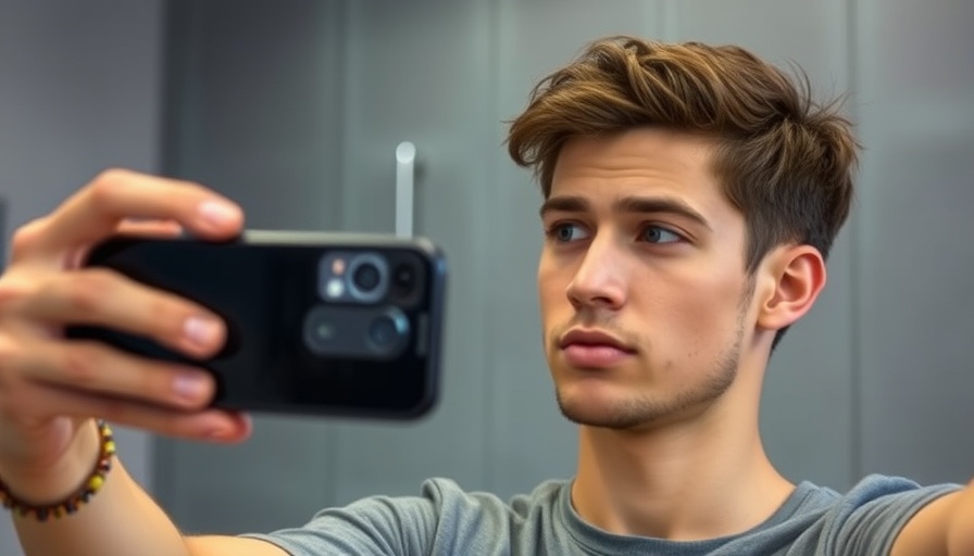 Thoughtful young man in Tanzania, capturing a selfie indoors.