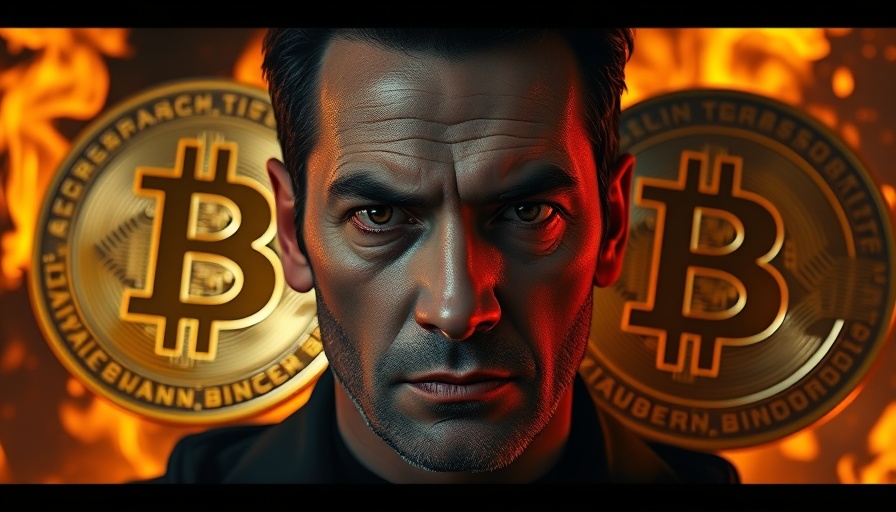 Decentralized Exchanges Market Growth with Bitcoin and Binance symbols, fiery backdrop.