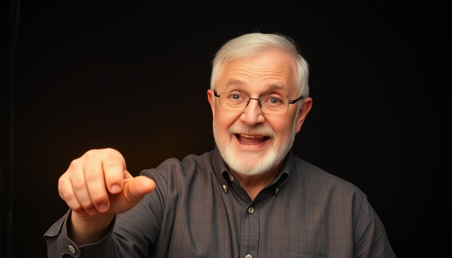 Crypto Trading Coming SOON with an excited man pointing at a Bitcoin symbol.