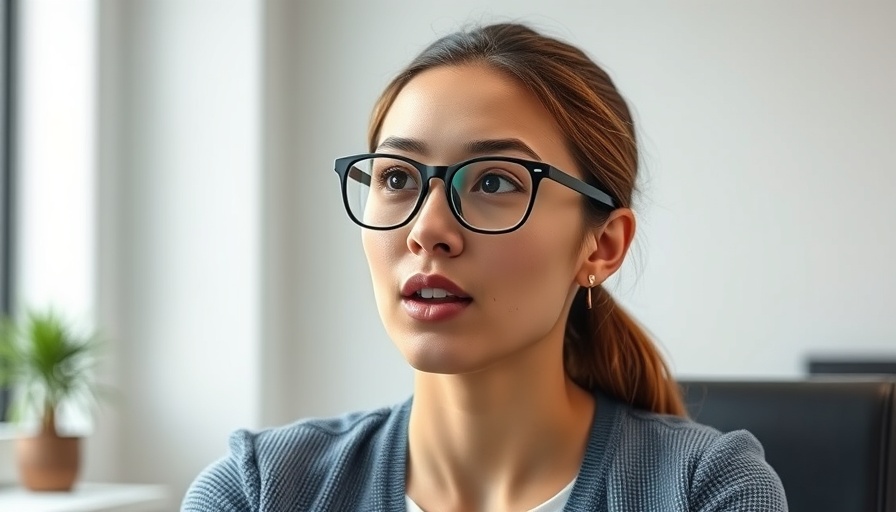 Woman discussing strategies to manage child sensory overload at home.