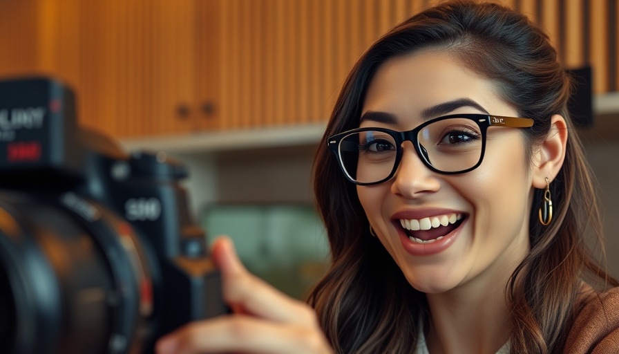 Live highlights: Woman with glasses animatedly speaking