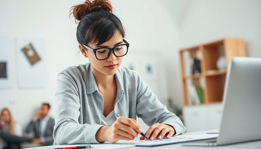 Creative fun ideas for autistic kids - Woman painting at desk.