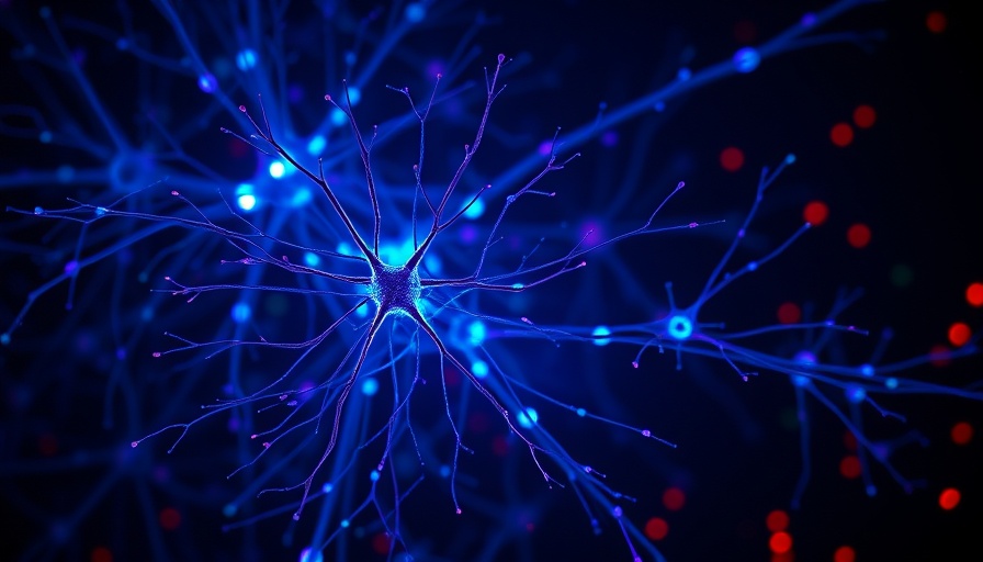 Microscopic neuron images illustrating synaptic partner search