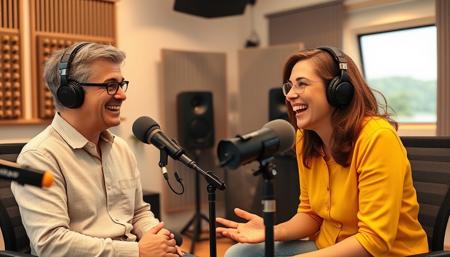 Podcast studio discussion about autism medication strategies.