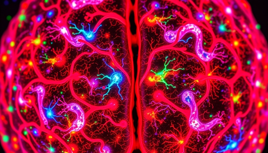 Vivid astrocyte and neuron visualization showing influence on neural activity.