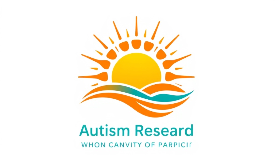 Logo for Organization for Autism Research with sun and wave.