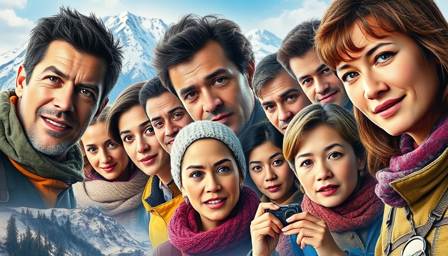 Film about autism and emotional connection movie poster showcasing diverse cast.