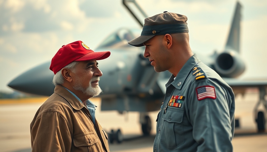 Prominent figure and officer on runway during Virginia elections