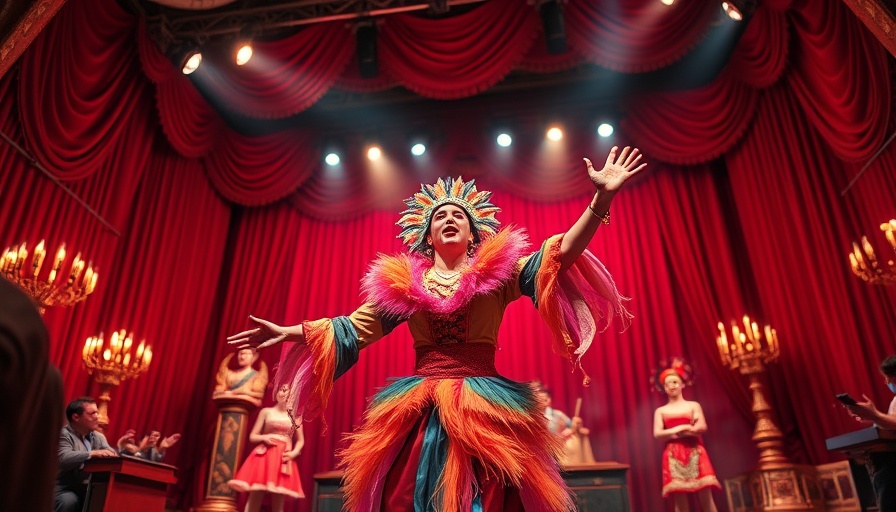 Scene of 'The Wiz' at The Straz, colorful stage performance.