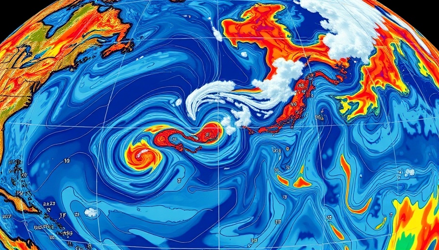 Orlando News weather map with storm systems and forecasts.