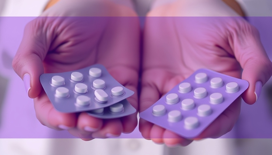 Person holding blister packs of medication for safe medication practices.