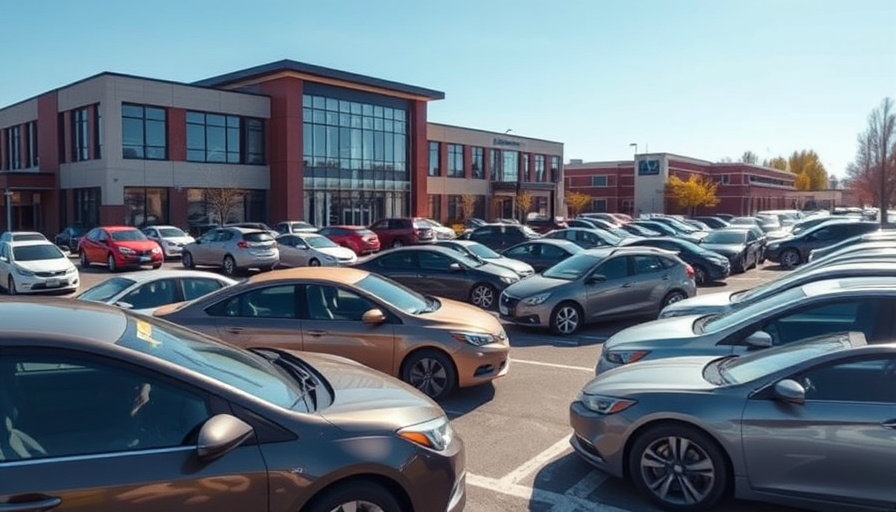 School parking lot crowded with cars on a clear day, related to Florida School Bomb Threats.