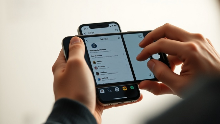 Person checking Instagram supervision settings on phone.