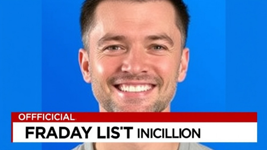 Official announcement of arrest, officer added to Brady List.