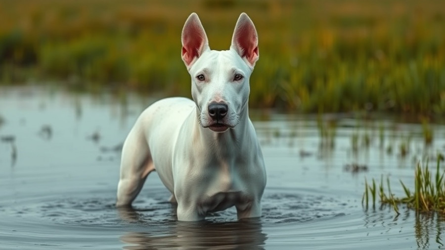 Charges dropped in Trooper the dog case; Bull Terrier in marsh.