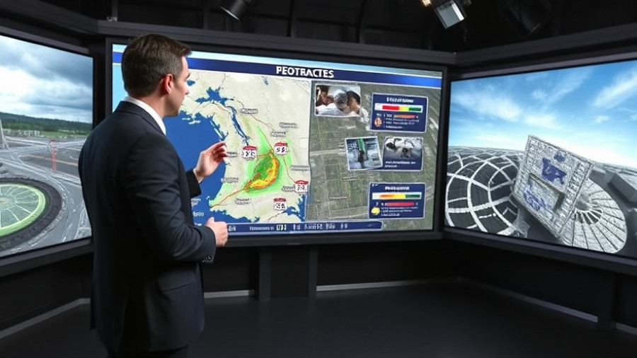 Weather Updates South Florida: Meteorologist presents weather forecast in studio.