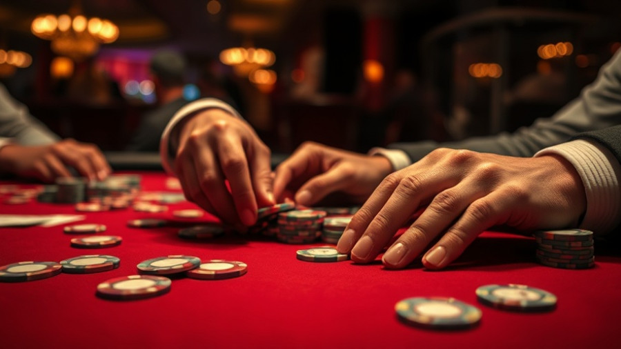 FBI nationwide gambling scheme, poker table crackdown scene.