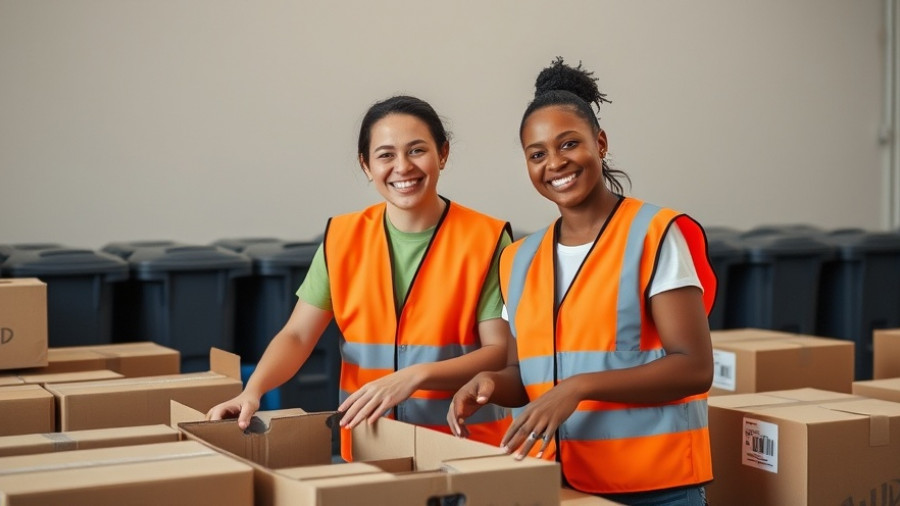 Volunteers packing aid boxes for Hurricane Melissa Aid Donations.