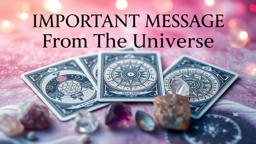 Spiritual tarot cards and crystals for Meditation for Manifestation on a mystical surface.