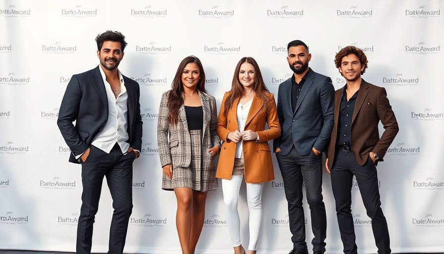 Glastonbury 2025 lineup stylish individuals posing at event.
