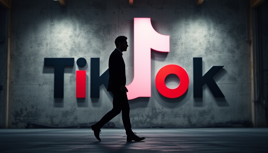 Silhouette in front of TikTok logo; Albania bans TikTok for a year.