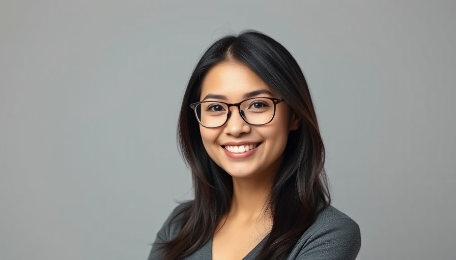 Portrait of a confident woman in glasses questioning medical system for women.
