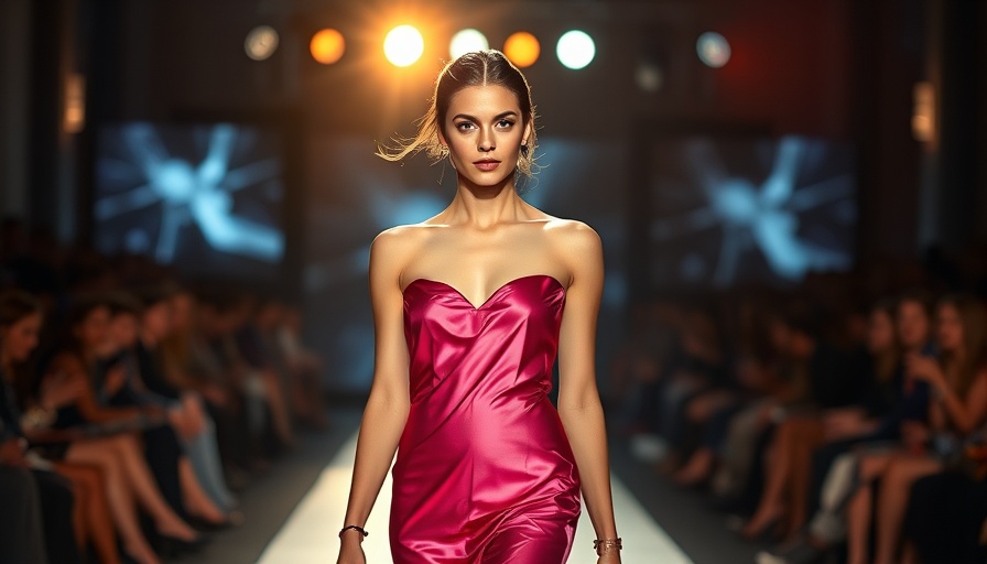 Fashion Trends for Fall 2025: Elegant model showcasing vibrant attire on runway.