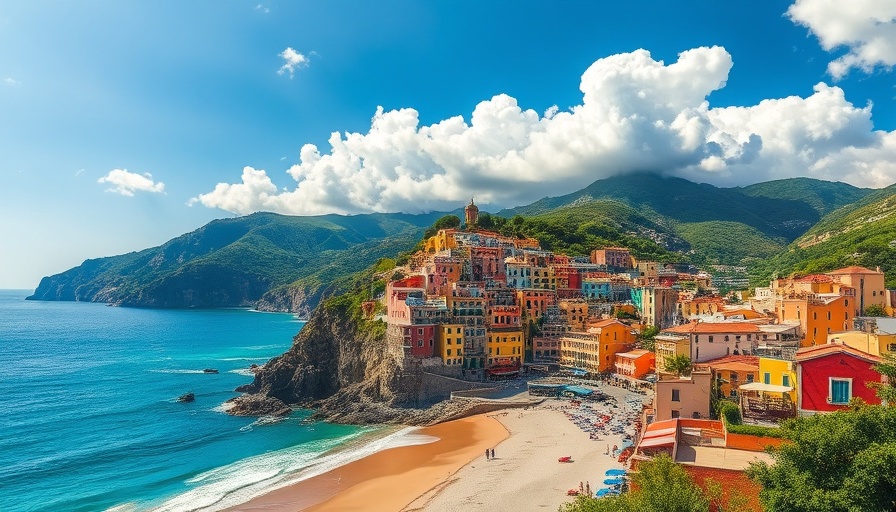 Scenic views of Positano's colorful cliffside town.