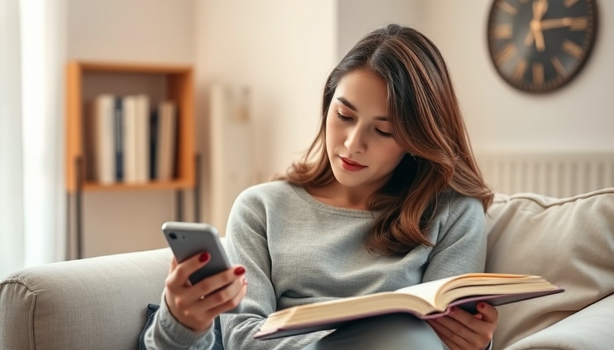 Woman engaging in mindful self-care practices to reduce overstimulation.