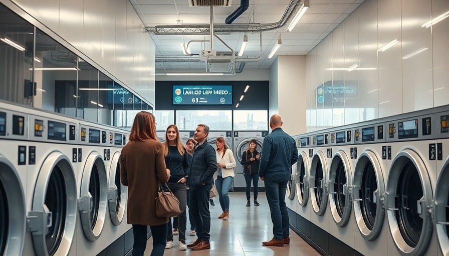 Tariffs impact on local business at a laundromat.