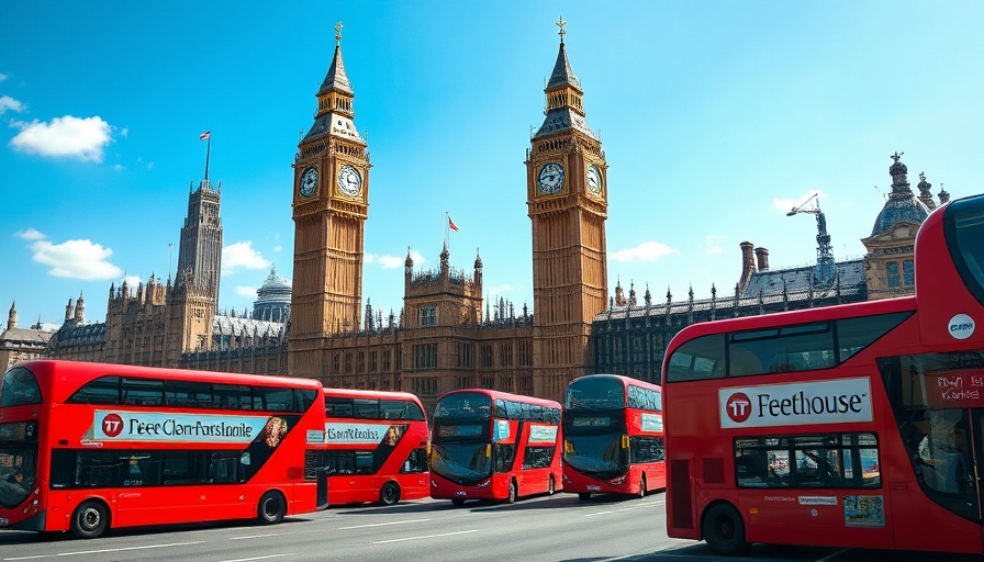 Best things to do in London: Iconic view with Big Ben and buses.