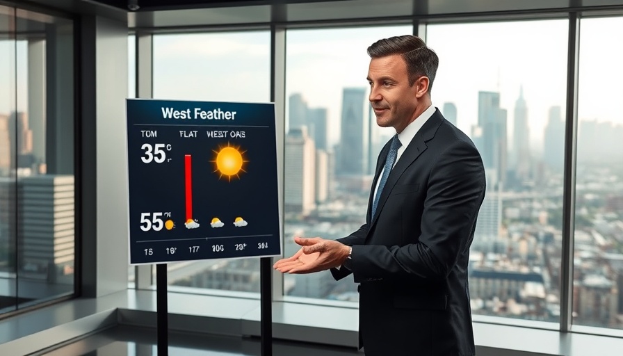 South Florida weather updates by meteorologist with temperature chart.