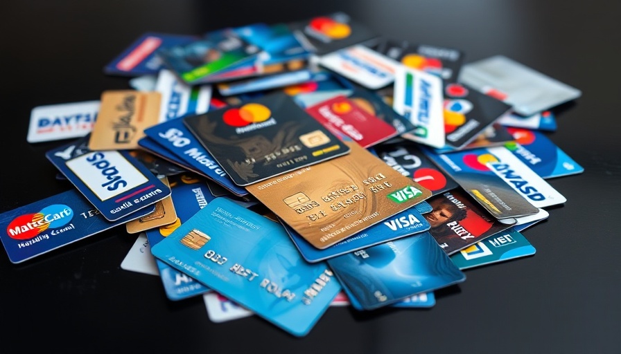 Pile of credit cards highlighting credit repair scams alert.