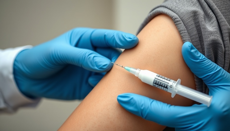 Vaccination close-up amid Texas measles outbreak.