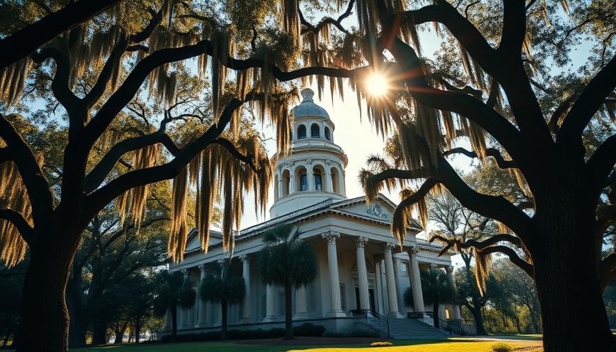 Historic capitol building in sunlight with trees, Insurance Industry Profits.