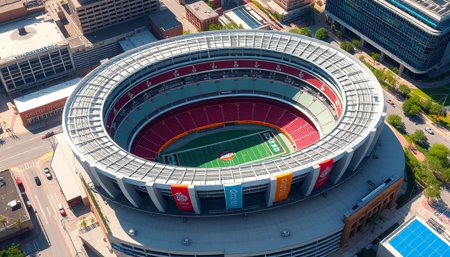 Aerial view of Camping World Stadium highlighting Orlando news