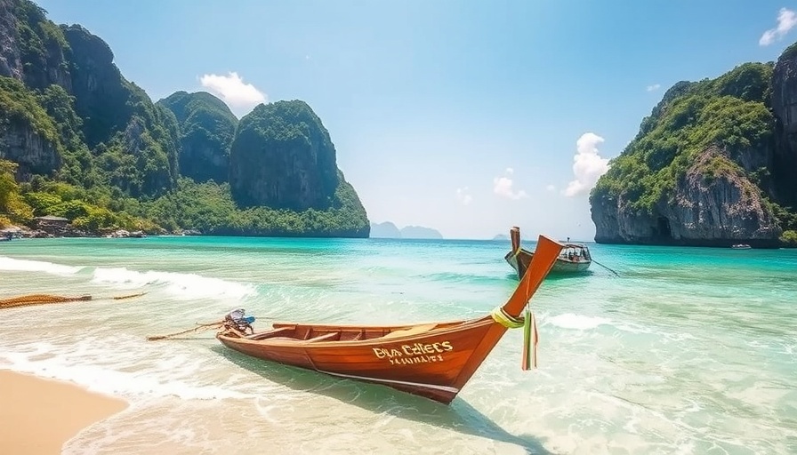 Scenic views of the Philippines with turquoise beach and cliffs