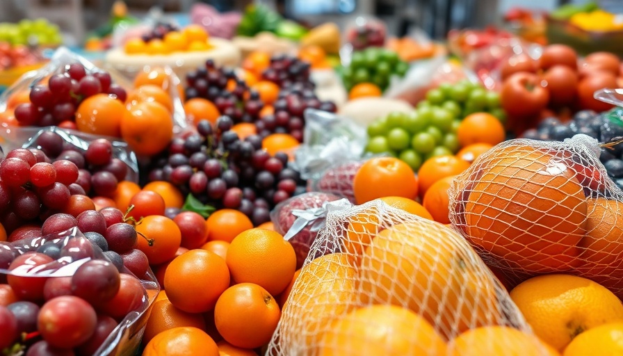 Assorted packaged fruits highlighting Second Harvest Food Bank funding cuts.
