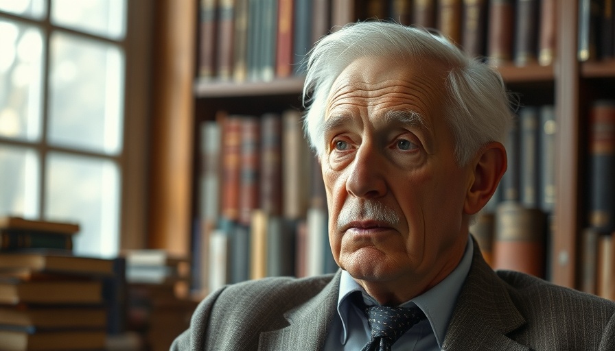 Older man sharing insights on Law of Attraction in a study.