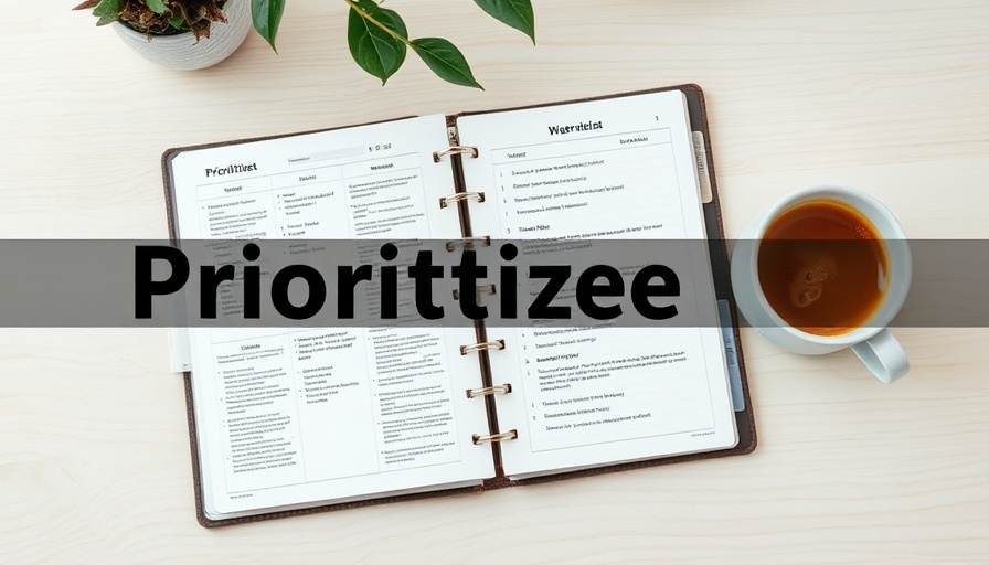 Reset and plan your week with a detailed planner and coffee.