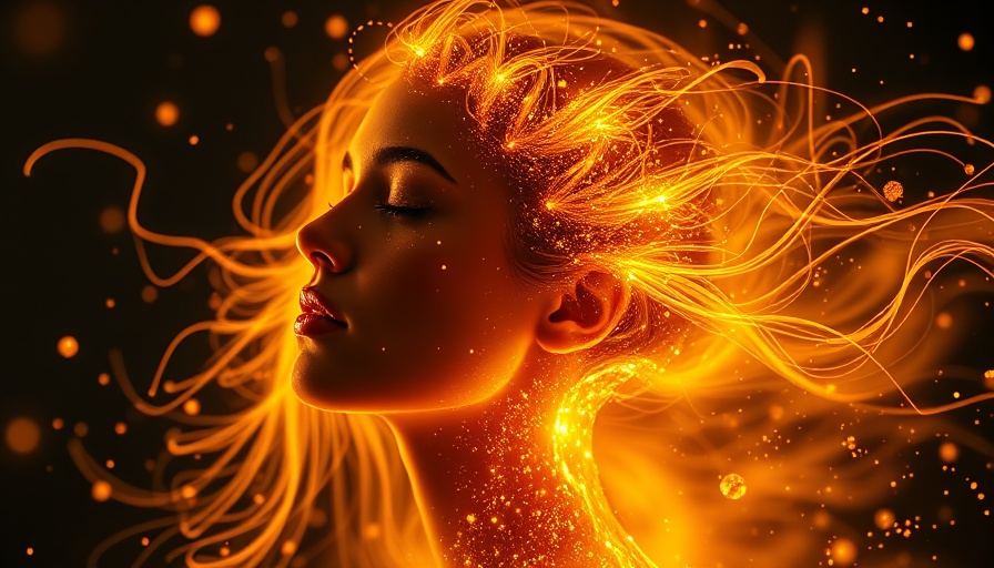 Soul Star Chakra Activation visual with glowing aura and swirling energy.