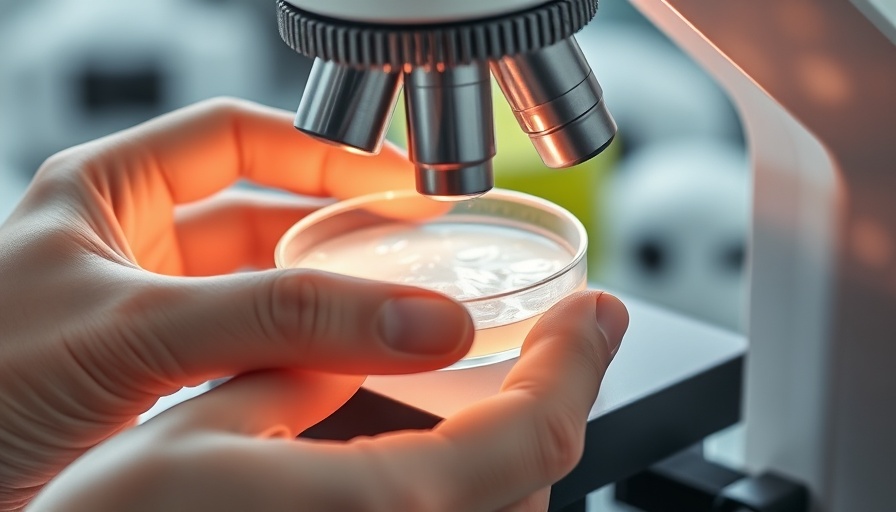 Close-up of IVF research in a lab, related to Georgia IVF Bill.
