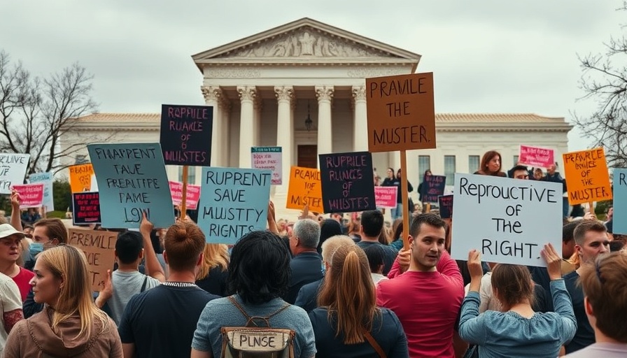 Protesters at Supreme Court advocating for Planned Parenthood funding